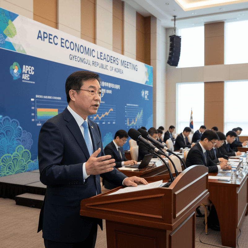 南韓慶州APEC峰會 台灣代表林信義推動供應鏈安全與多邊合作