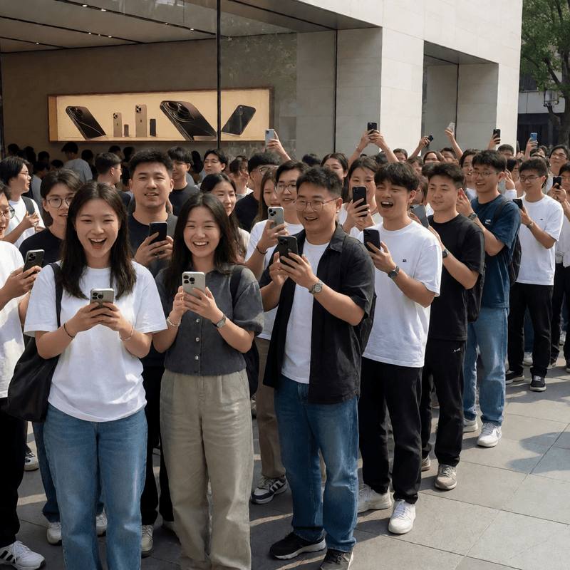 iPhone 18 Pro開賣三星隨即漲價　果粉提前34小時排隊搶頭香