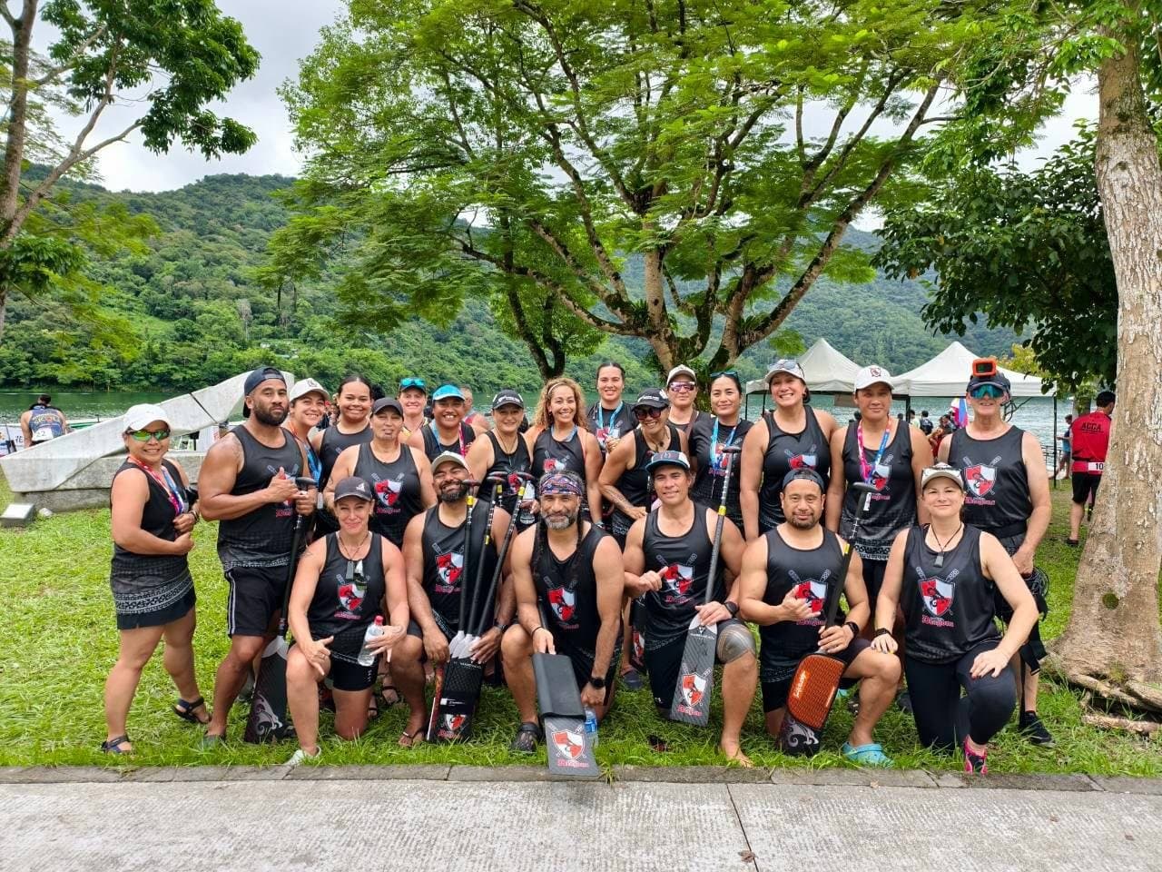 紐西蘭隊Steel Dragons合照。