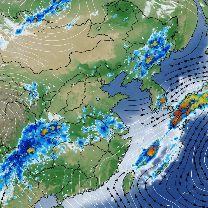 未來十天三波東北季風接力影響 北部東半部降雨與溫差變化明顯