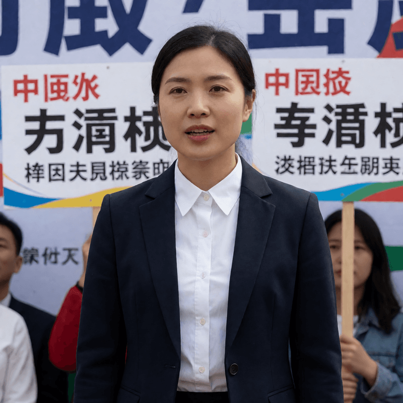 沈伯洋妻子千尋老師選前首度公開亮相　教師背景曝光盼兩人當選