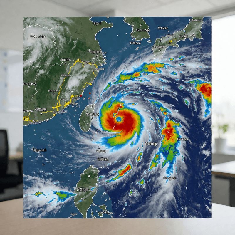 薔琵颱風風雨預測更新 21縣市達停班停課門檻 北部最可能連續兩天放假