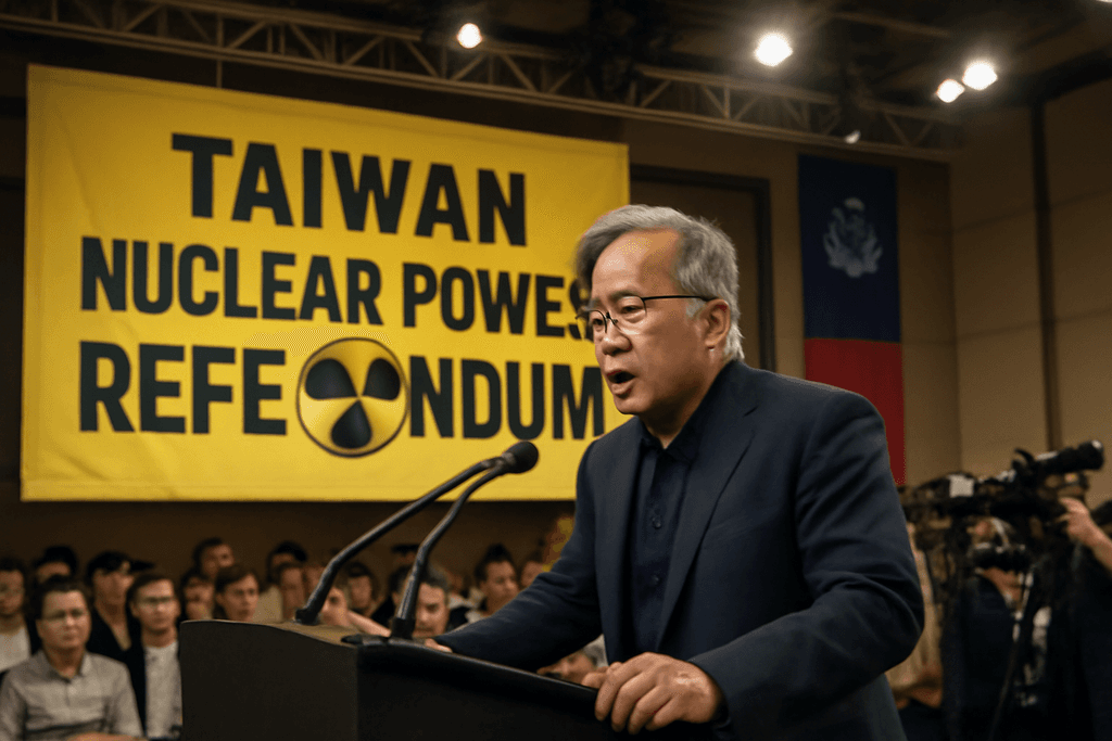 黃仁勳來台點燃核三公投熱議,台灣能源政策與政局挑戰交織影響產業與民主發展