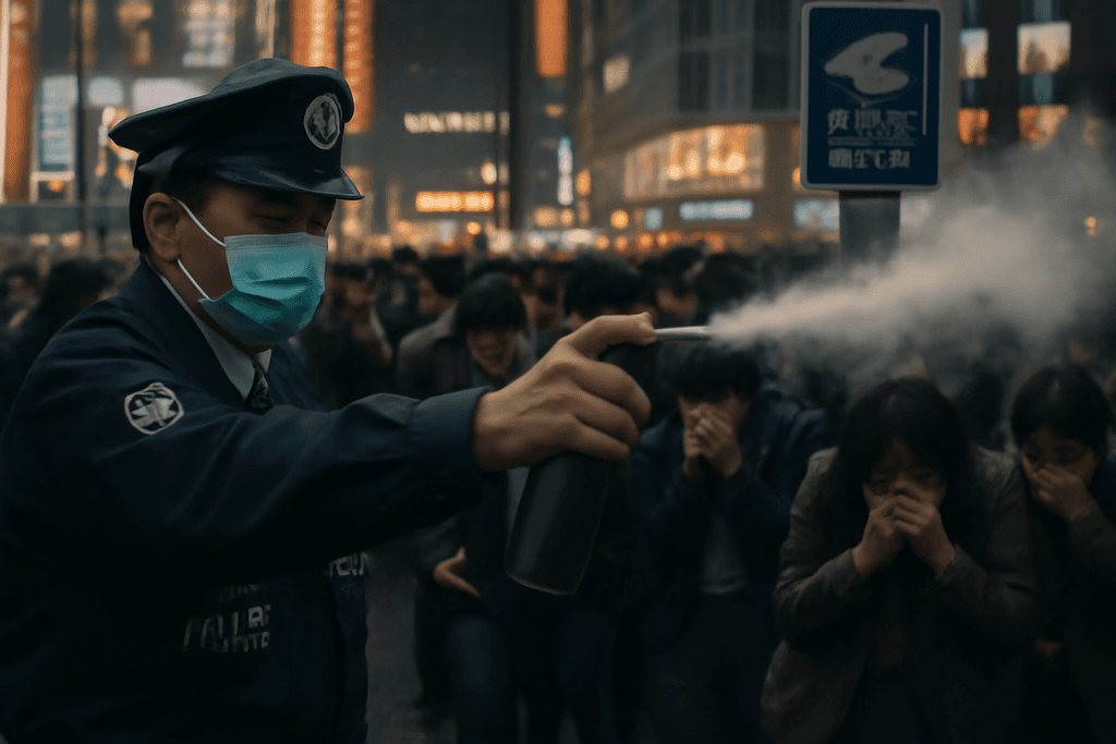東京澀谷催淚噴霧攻擊引公共安全警示,台灣推智慧監控與法規強化因應