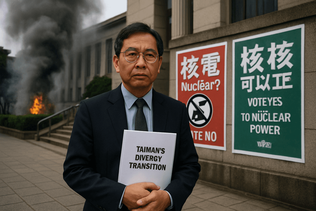 台灣能源轉型面臨挑戰:從電池廠火災到核電公投的多重壓力與未來契機