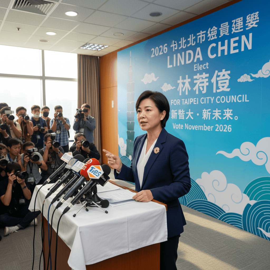 高嘉瑜宣布2026參選台北市議員候選人,續強化民進黨選戰布局
