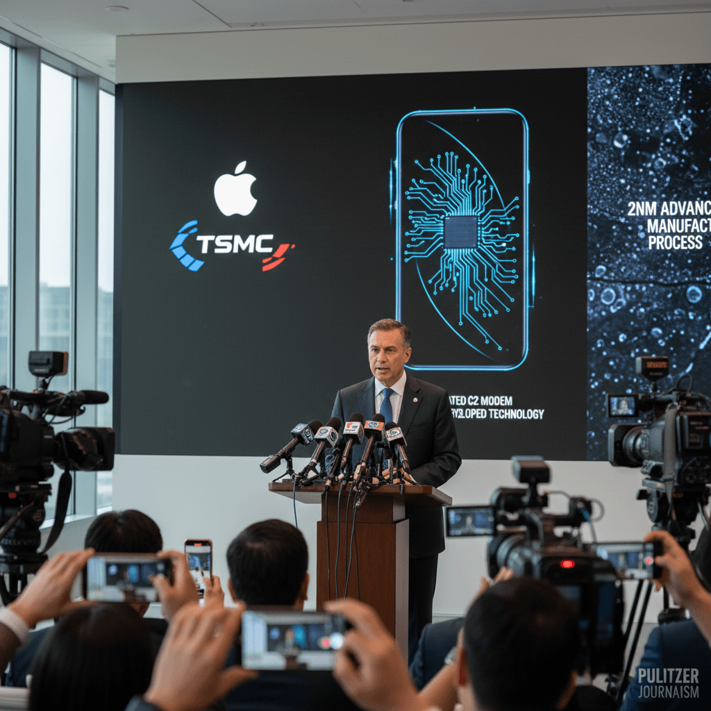 蘋果攜手台積電宣布iPhone 18導入自研C2數據機與2奈米製程