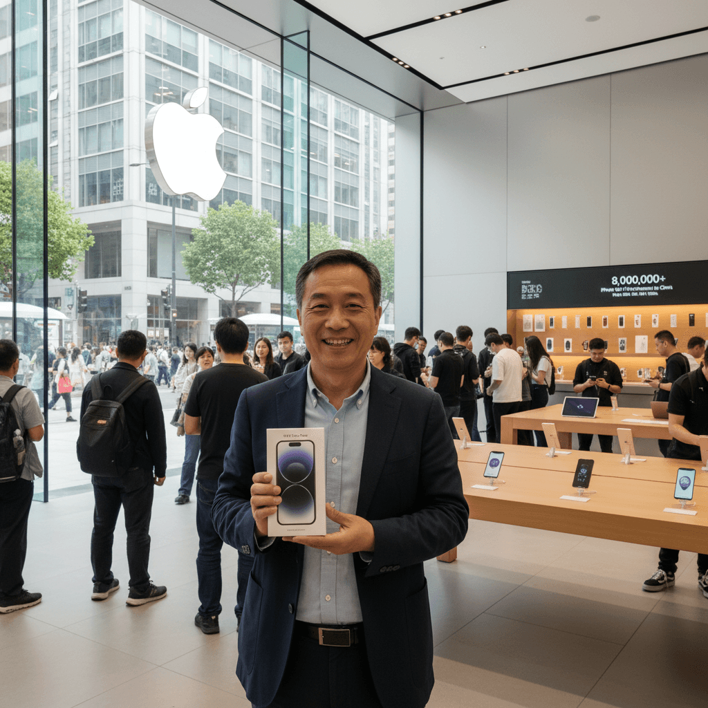 iPhone 17中國市場預售破800萬支|蘋果引發消費熱潮