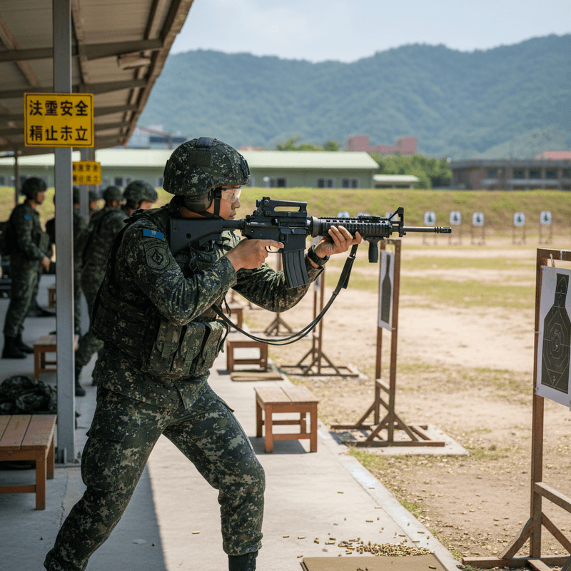 台中成功嶺18歲新兵射擊訓練膛炸受傷 左臉重創緊急送醫搶救