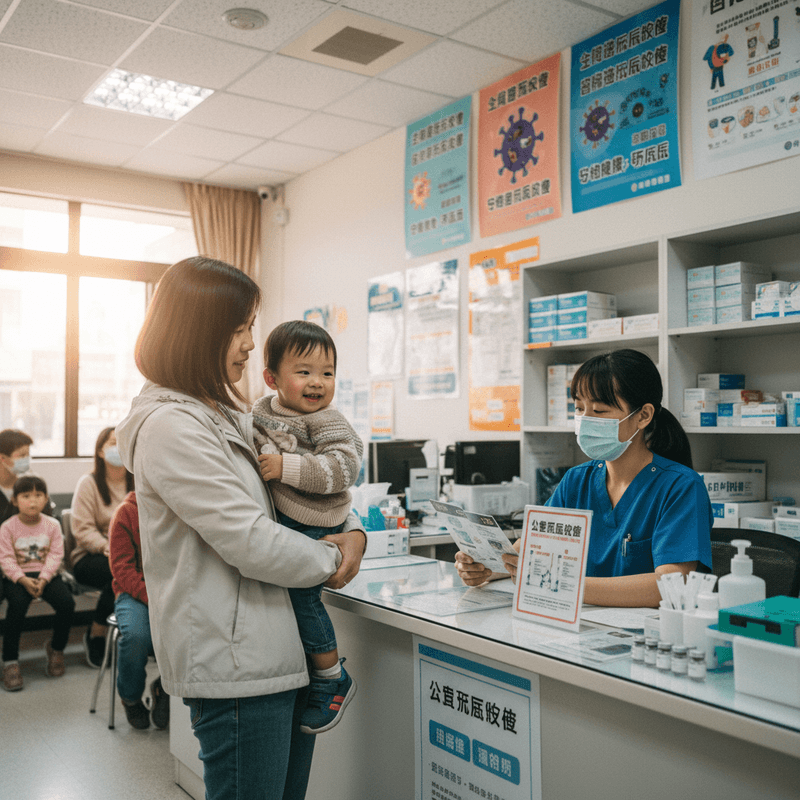 台灣10月起同步開打公費與自費流感疫苗,兒童感染急增促家長儘速接種