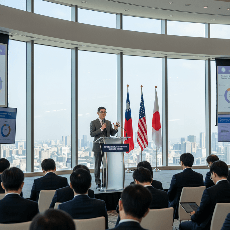 APEC峰會|台灣代表林信義推動供應鏈安全並加強美台日合作