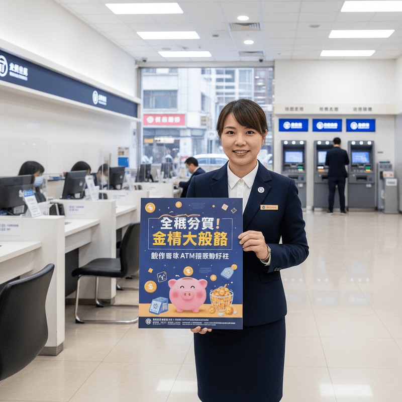 臺灣企銀響應全民普發現金政策推加碼抽獎促數位入帳與ATM領現