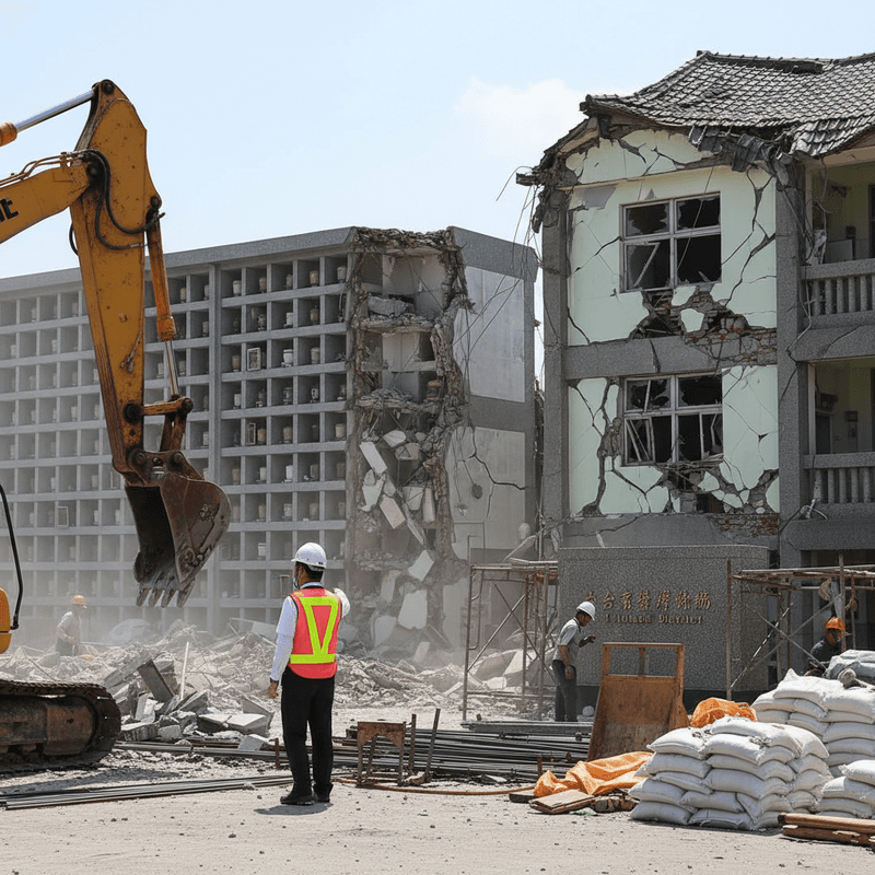 台東卑南6.1級地震納骨塔與體中校舍受損 地方政府啟動搶修與防震強化措施