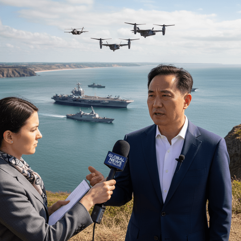前美國防官員胡振東透露美軍台海戰略不登陸台灣本島聚焦周邊海空協防