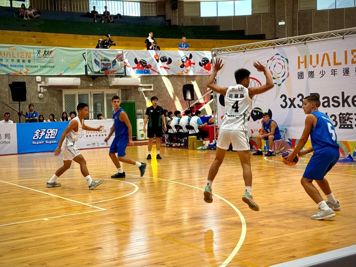 花蓮縣選手積極壓迫防守,展現團隊默契