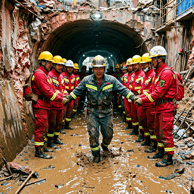 尼泊爾泥石流災後 中國工人隧道受困10天獲救意識清楚