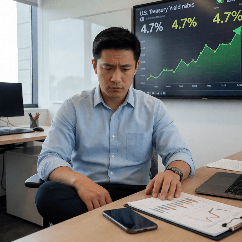 美債殖利率升破4.7% AI概念股領跌美股 法人籲減持成長股
