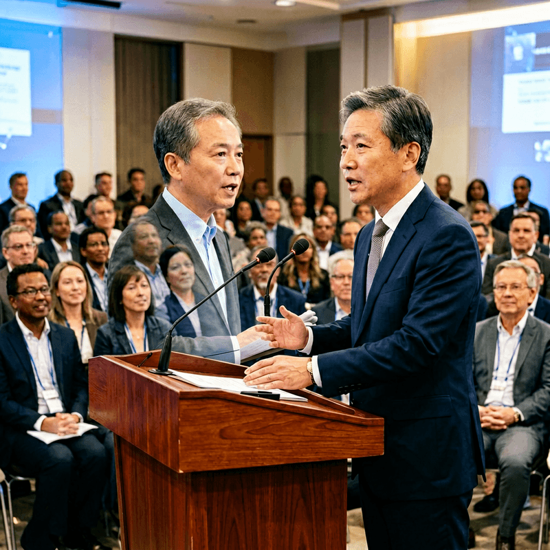 鄭麗文新竹登記致詞口誤藍白對決 隨即改口強調在野團結