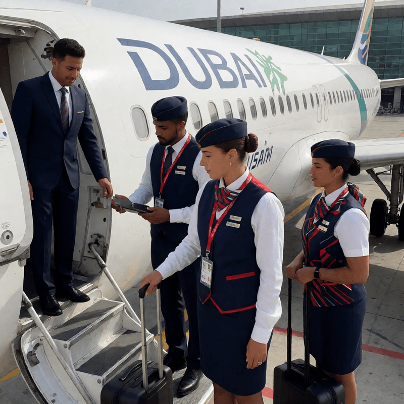 杜拜航空FZ1073持刀襲擊事件 官方查證屬虛構假消息