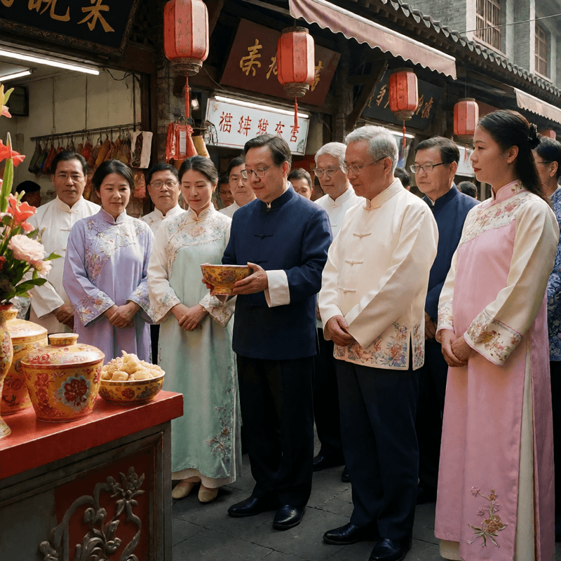 南門市場普渡平安餐會 蔣萬安沈伯洋柯文哲分批出席未同框互動