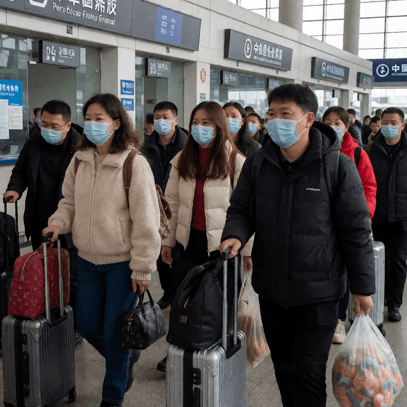春運將至中國南方SV.2.4擴散 醫籲台灣民眾接種疫苗