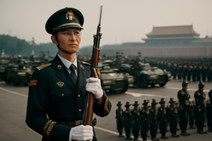 中共九三閱兵深化亞太軍事威懾 美英政策變化加劇台海安全挑戰