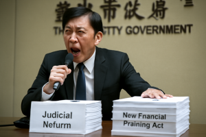 黃國昌勒警爭議引發司法改革討論，新版財劃法與罷免潮夾擊台灣政治局勢