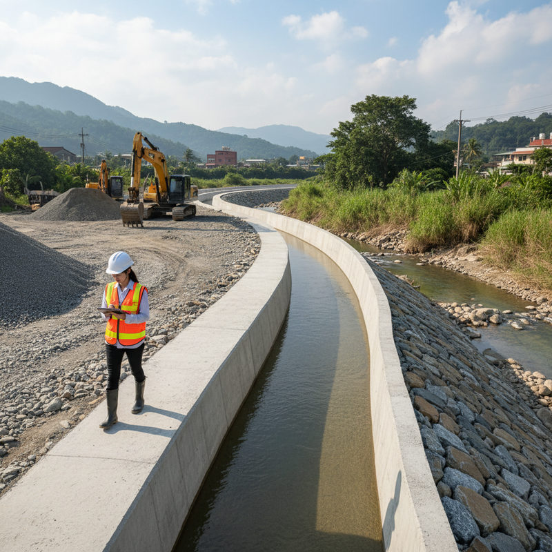 花蓮水利署完工馬太鞍溪右岸導水路，降低光復市洪災風險
