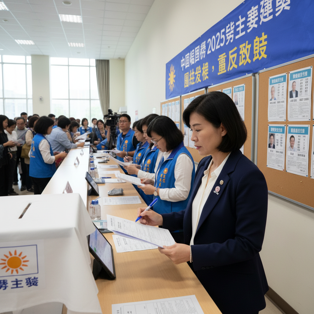 國民黨2025主席選舉領表啟動 鄭麗文網路支持率逾六成領先
