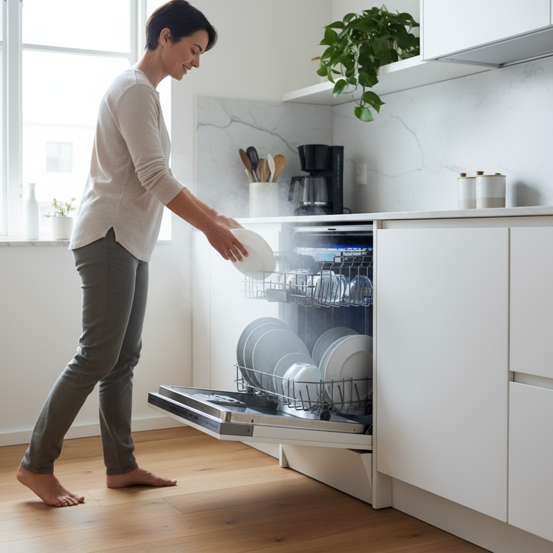 伊萊克斯推極淨呵護300洗碗機 強化自動開門烘乾提升使用體驗