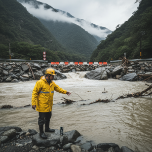 花蓮燕子口立霧溪堰塞湖水位急升 台8線天祥至太魯閣路段封閉疏散900人