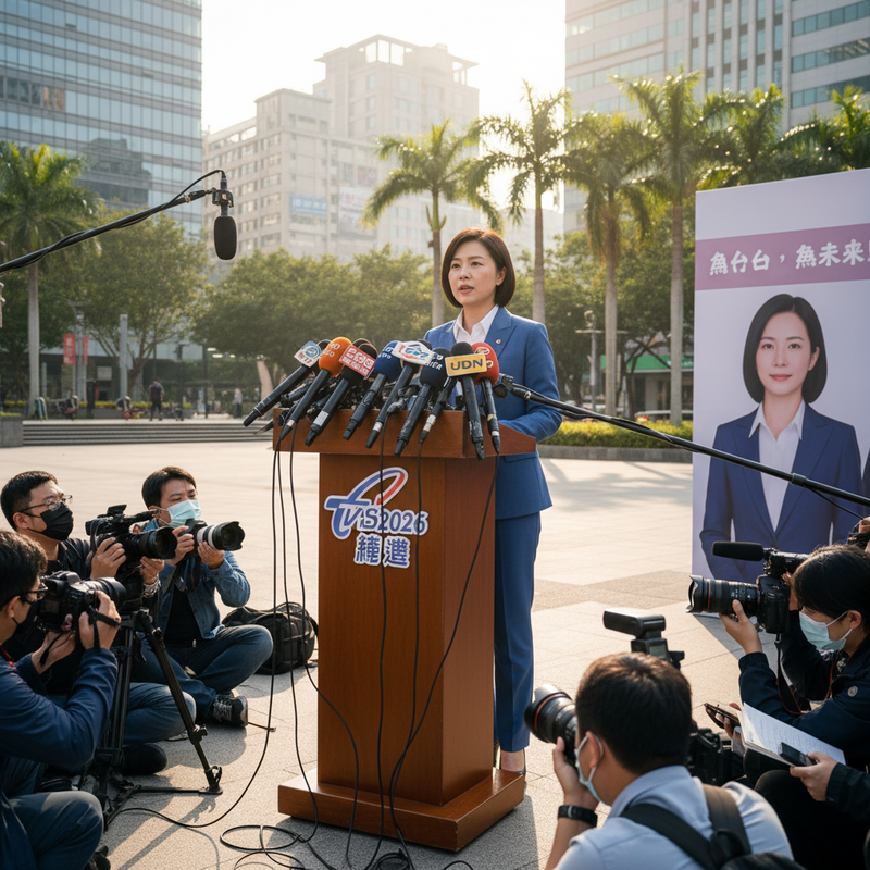 台中2026市長選戰定調 何欣純獲民進黨提名參選蔡其昌續留中央協助政策推動