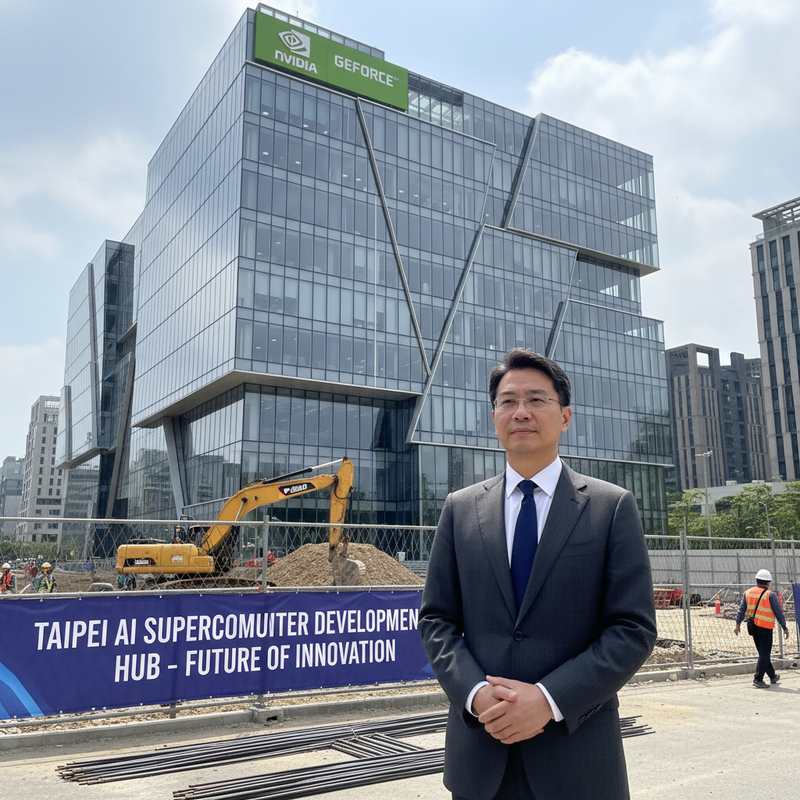 台北輝達亞洲總部落腳北投士林科技園區，推動AI超級電腦建設並招募逾百人才