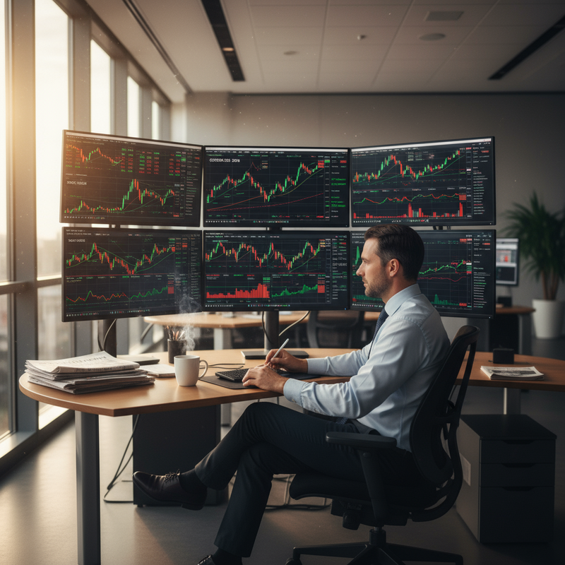 台股10月21日開低下跌138點 記憶體股成賣壓主力