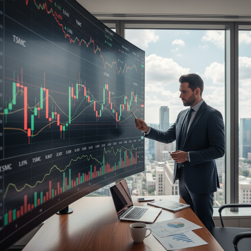 台積電股價震盪守平盤｜2025年2奈米製程推動技術領先與營收成長