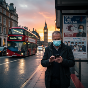 英國COVID-19病例急增 新變異株引發喉嚨痛症狀防疫升級