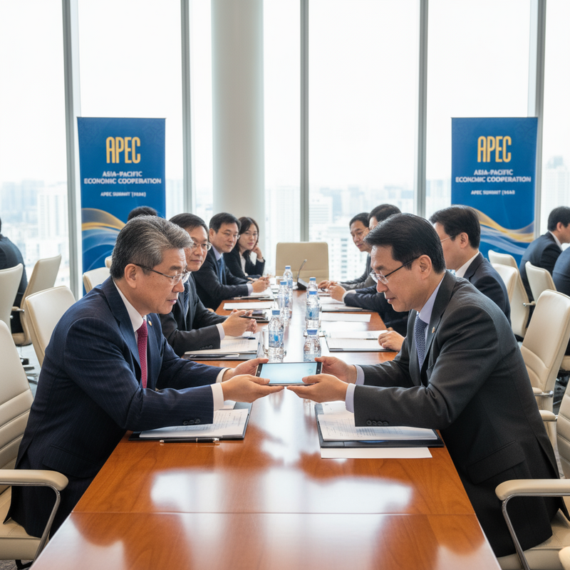 習近平APEC會面李在明 贈小米手機引資安後門討論