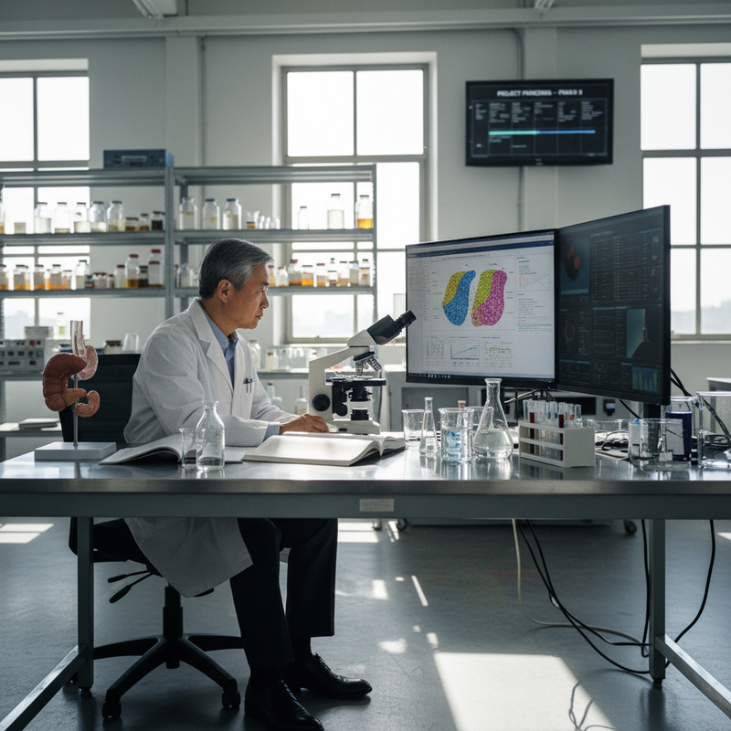 第二型糖尿病β細胞功能恢復示意圖