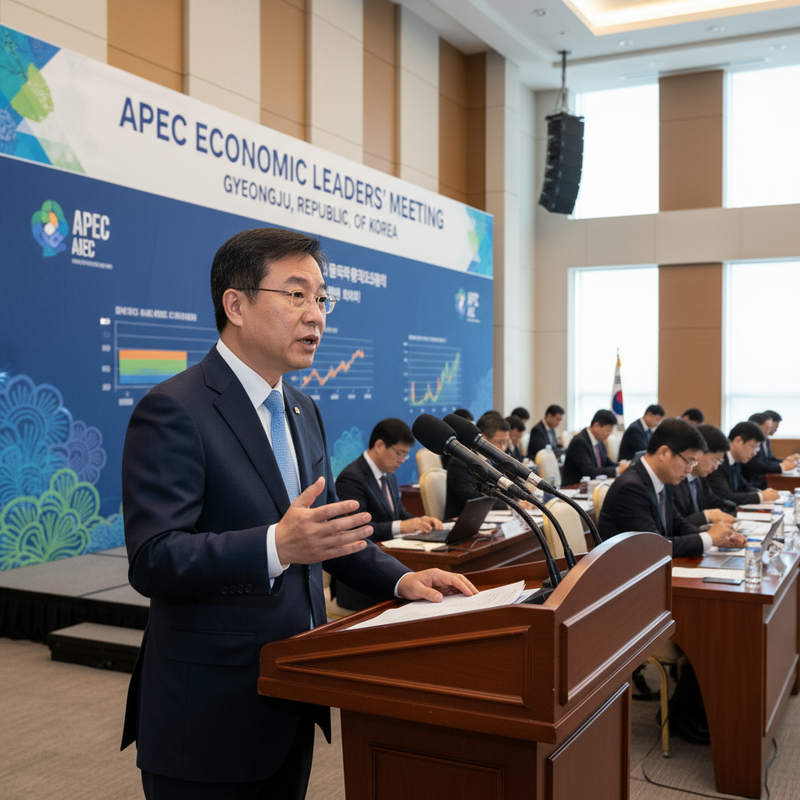 南韓慶州APEC峰會 台灣代表林信義推動供應鏈安全與多邊合作