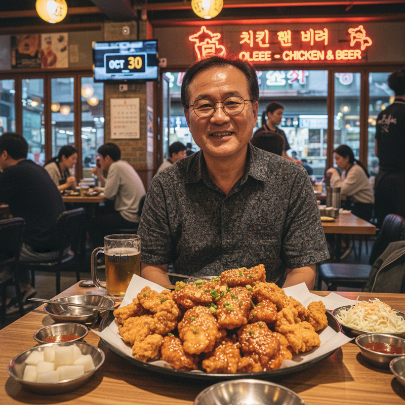 南韓（10月30日）黃仁勳韓式炸雞晚宴引發雞肉股最高漲逾30%