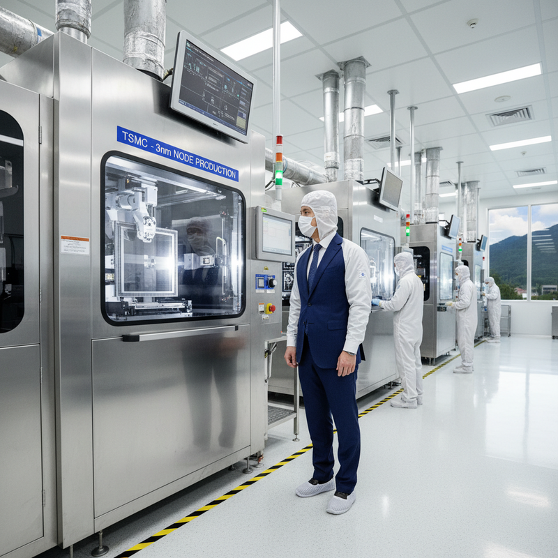 黃仁勳訪台積電3奈米廠