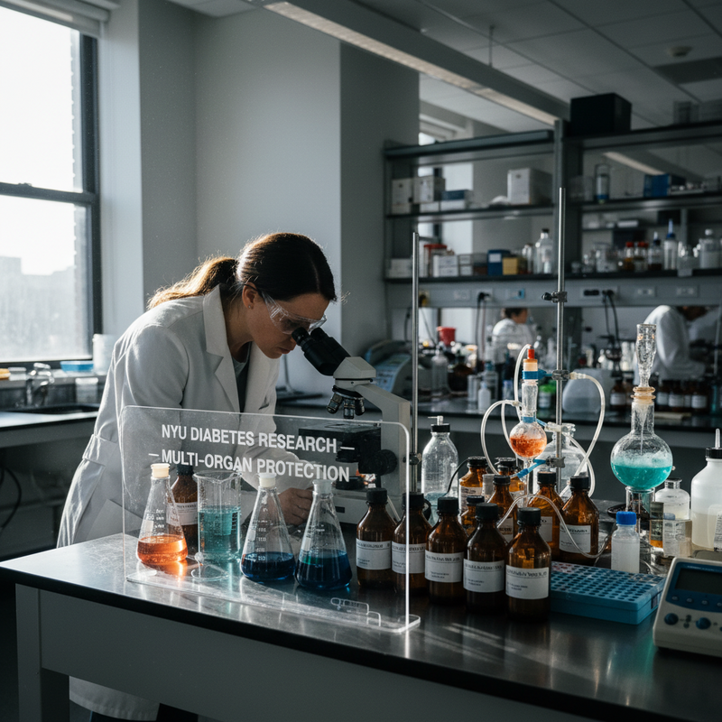 紐約大學新化合物抑制糖尿病多器官損傷 預計進入臨床試驗