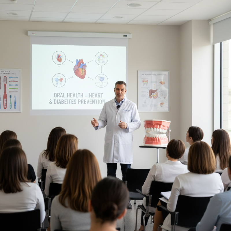 醫師指口腔衛生防心肌梗塞與糖尿病 促跨科別慢病管理