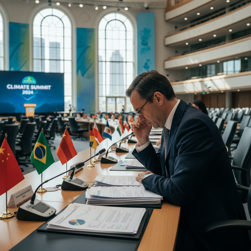 巴西COP30草案刪除化石燃料退場路徑引多國抗議談判陷僵局