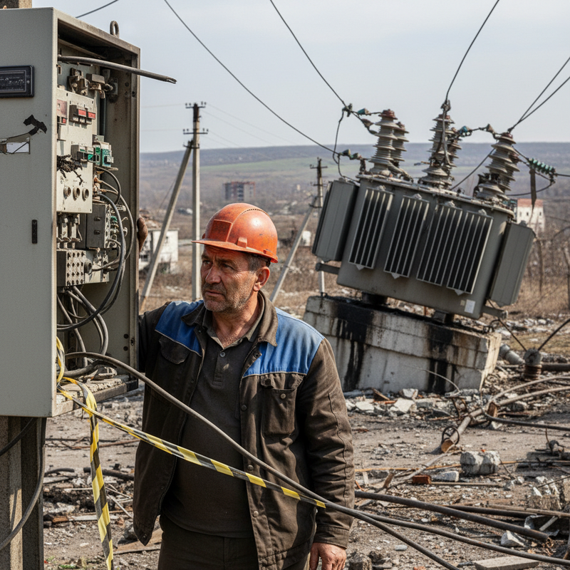俄羅斯空襲烏克蘭五地能源設施 逾百萬戶斷電並威脅核安全