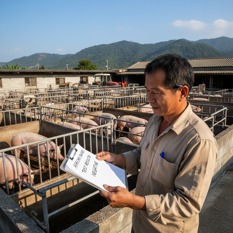 台中梧棲非洲豬瘟養豬場豬農住家採檢陰性 全台禁宰禁運解除仍待觀察