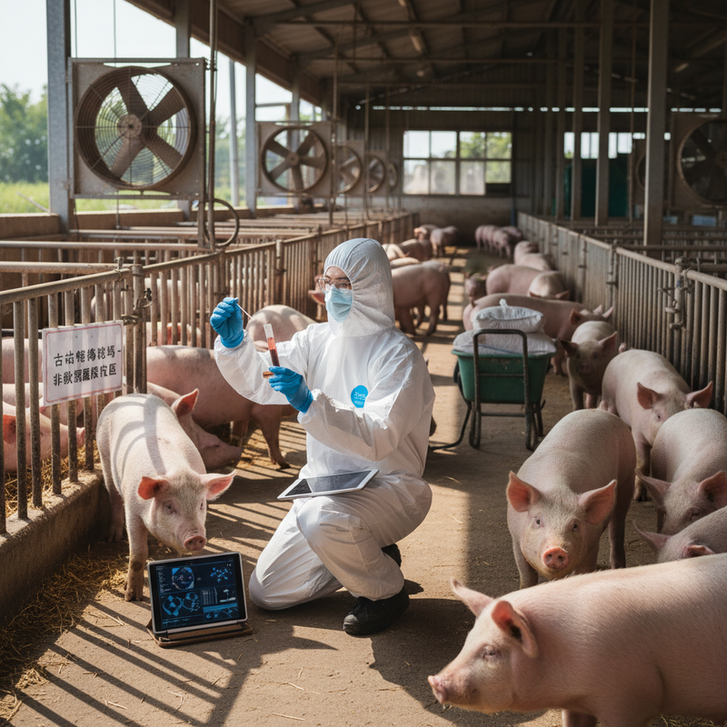 台中梧棲養豬場首例非洲豬瘟確診 疫調指未蒸煮廚餘為感染源