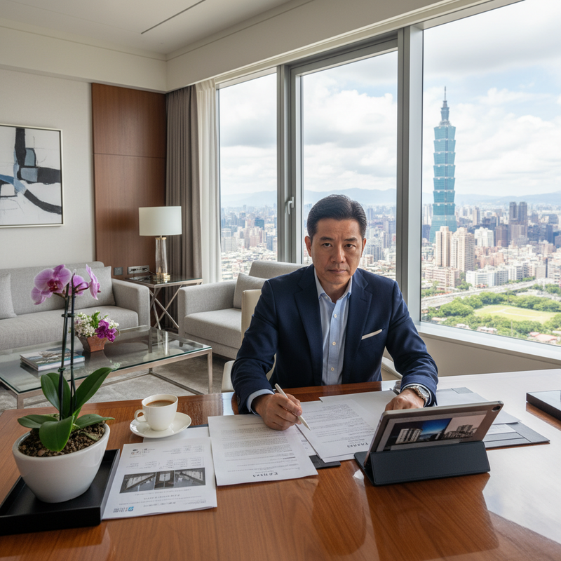 台北陶朱隱園17樓戶降價9.25%至11.1億元反映豪宅市場調整