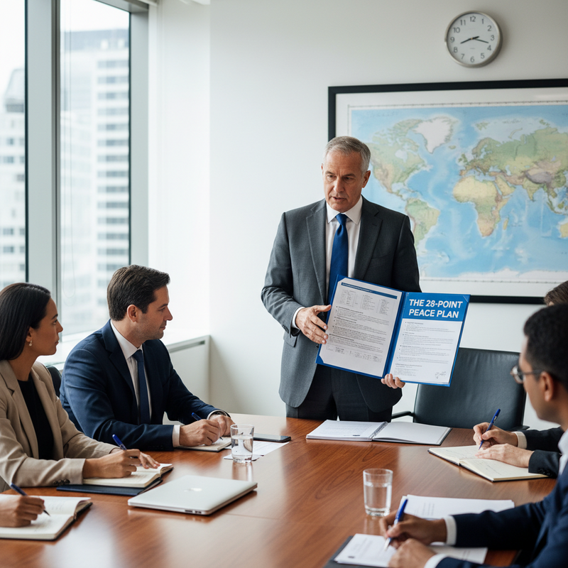 美前總統川普強推28點和平計畫施壓烏克蘭感恩節前簽署