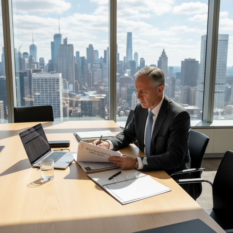 美陸軍部長丹·德里斯科爾赴烏磋商俄烏和平方案，顯示川普團隊權力調整